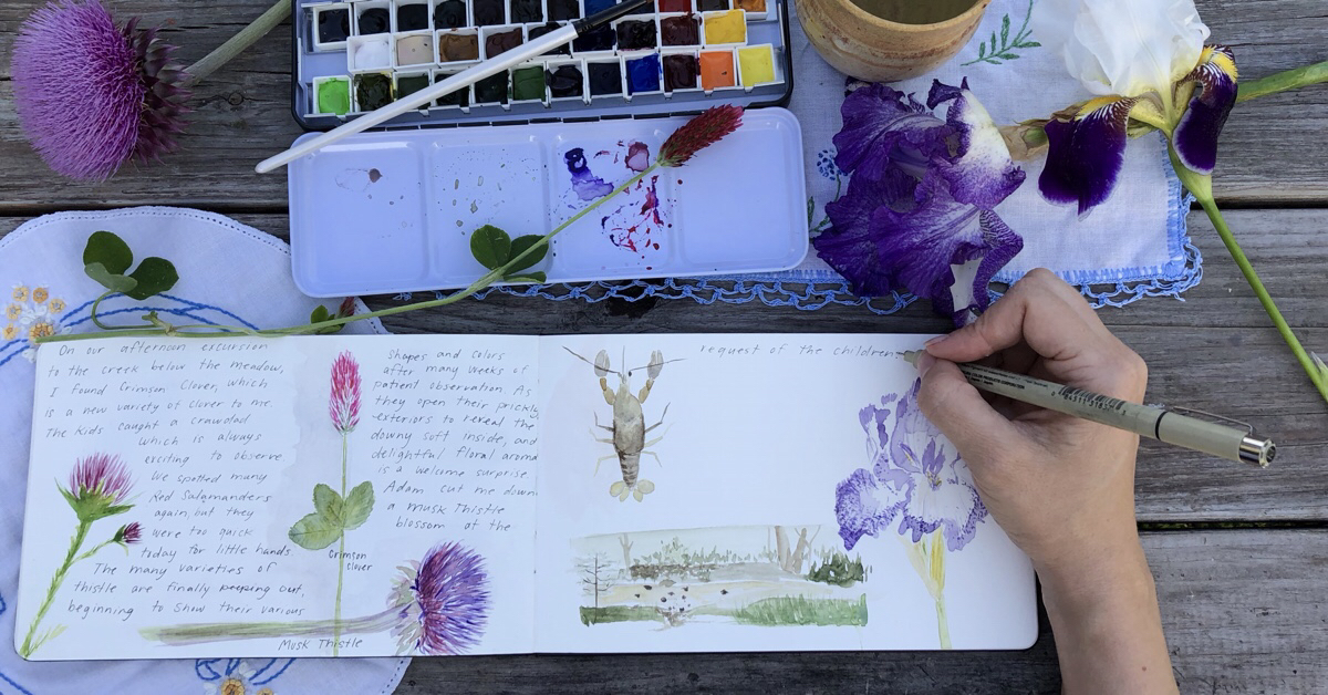 Journaling a Year in Nature - Simply Charlotte Mason