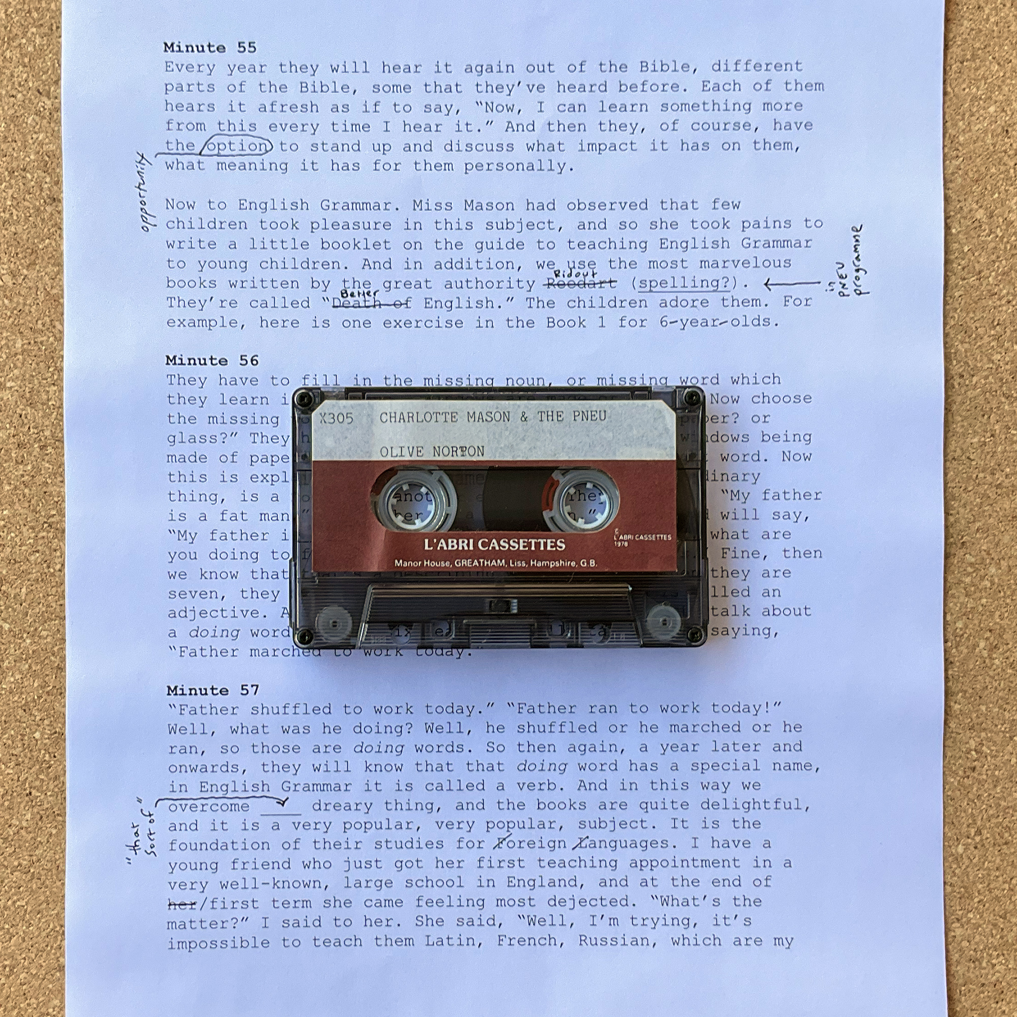 Olive Norton: The Transcript